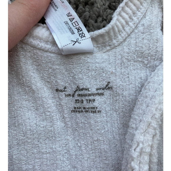 Out From Under by Urban Outfitters white ribbed bra top, size XS/S - Picture 5 of 7